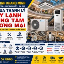 Thu Mua Thanh Lý Máy Lạnh Trung Tâm Thương Mại TP.HCM – Giá Cao, Thu Mua Tận Nơi, Thanh Toán Nhanh