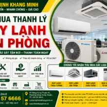 Thu Mua Thanh Lý Máy Lạnh Văn Phòng TP.HCM – Báo Giá Cao, Tháo Dỡ Nhanh, Thanh Toán Ngay